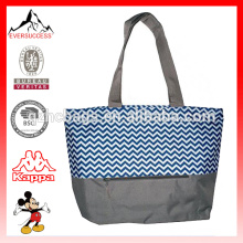 Beach Tote Print Weekend Bag with Mesh Webbed Handles